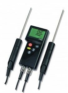 DOSTMANN P4005W Wasserdichtes Profi-Thermometer, 2-Kanal, für PT100 Sensoren, 5000-4005W