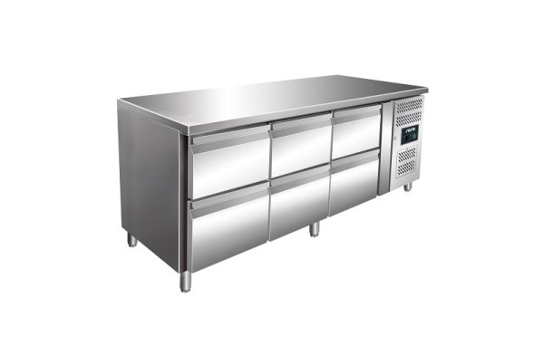Saro koeltafel incl. 3 x 2 ladenset model KYLJA 3160 TN, 323-10714