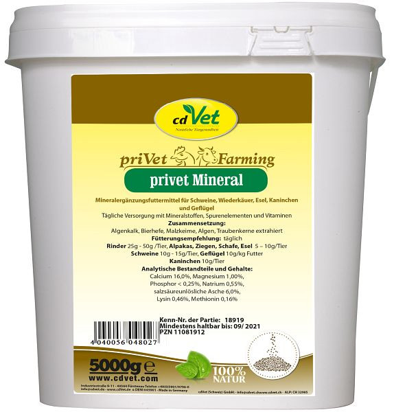 cdVet privé mineraal 5 kg, 4802
