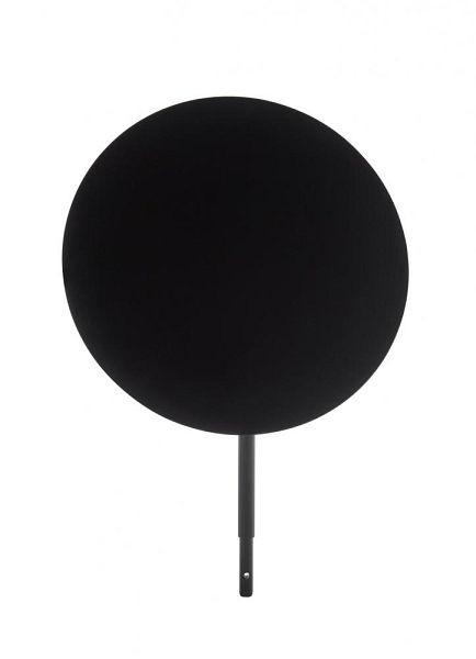 APS bord -VALO- Ø 25 cm, hoogte: 33 cm metaal, zwart, 14034