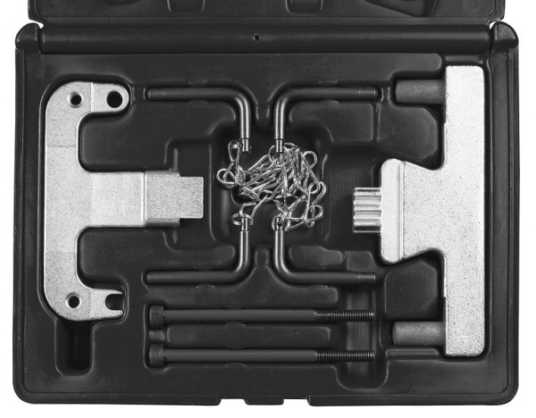 SW-Stahl motorafstelgereedschapset, voor het vergrendelen van de krukas en nokkenas bij Mercedes-Benz benzine- en dieselmotoren, 26044L