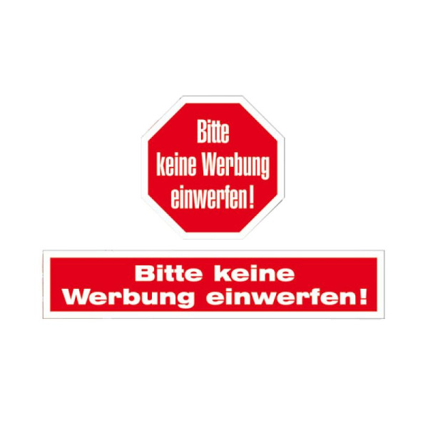 Stone HGS informatiebord Gelieve geen reclame in te voegen! op vel, voor commercieel en privégebruik, verpakking van 8 stuks, 30.5359