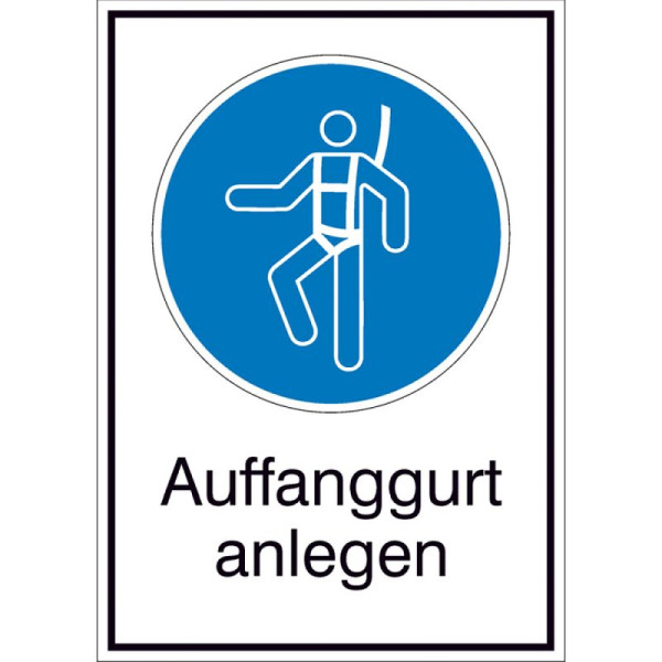 Stein HGS HGS combinatiebord met verplichtbord, veiligheidsharnas dragen, 51.a7332
