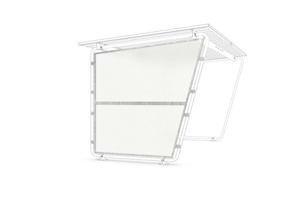 WSM zijwand voor Siegen S16 - S19 polyester, 102001833