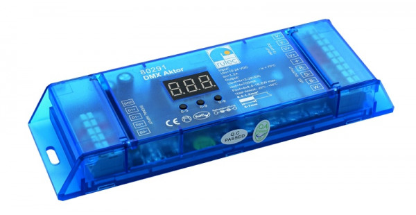 rutec Projekt DMX-actuator 700mA meerkleurige DMX-actuator 4x1 kanaal 3/4 adressen, PHZ291