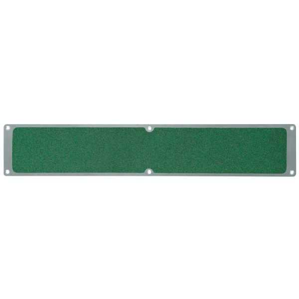 Meelbroek antislipplaat aluminium met m2 antislipbekleding, universeel groen 114x635mm, APM1UF1
