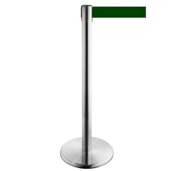 Stein HGS HGS personengeleidingssysteem -P-LINE Future-, RVS, donkergroen, met bandeindstuk (standaard), bandlengte: 2,3 m, 12798-1002
