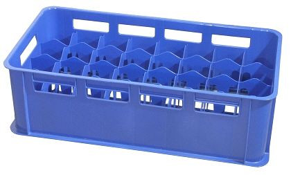 Contacto vitrinekast 32 vakken, blauw, 2534/032