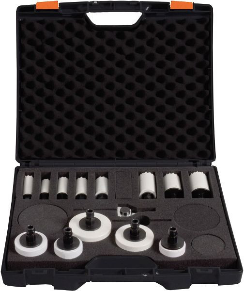 Projahn BiMetall gatzaagkoffer "Universal Flexible", 14 stuks, 68914