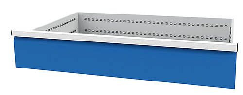 Bedrunka + Hirth lade, incl. Rails, R 36-24, paneelhoogte 175 mm, draagvermogen 180 kg, afmetingen in mm (BxDxH): 900 x 600 x 175, 60.10.175V18