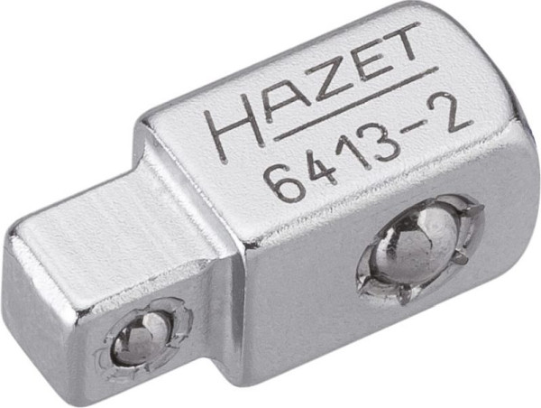 Hazet doordrukvierkant, vierkant massief 10 mm (3/8 inch), vierkant massief 6,3 mm (1/4 inch), 6413-2