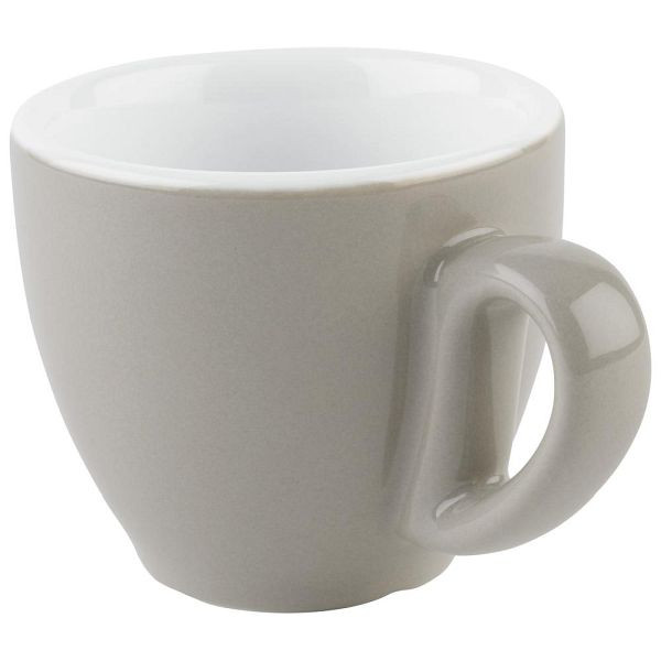 APS espressokopjes in grijs Ø 6 cm, hoogte: 5,5 cm, 80 ml, verpakking van 6, 16000