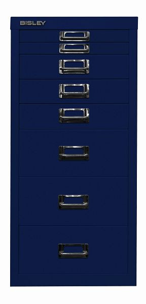 Bisley MultiDrawer™, 29-serie, DIN A4, 8 laden, oxford blauw, L298639