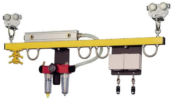 ANKE apparatuurwagen; Lengte 800 mm; Perslucht 2x3 / 8 "; elektrische aansluiting 2x230 V; aansluitdraad R3 / 8"; persluchtslang, NW 9,5 mm, 920.001