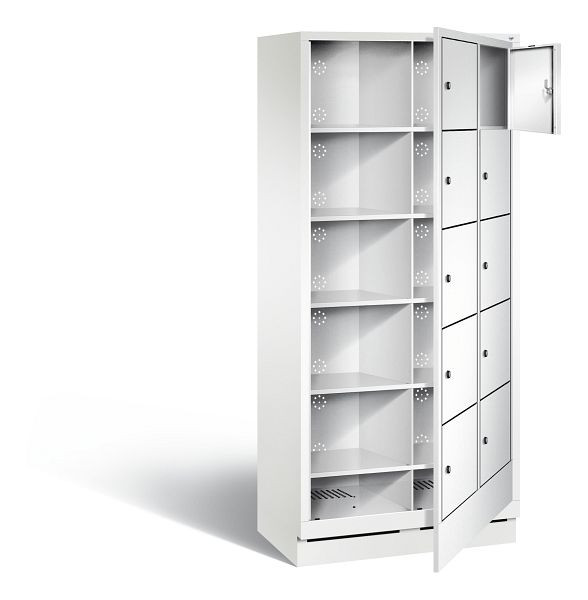 C+P wasautomaat Evolo, H1800xB810xD500mm, kleur: verkeerswit, 48160-205 S10292