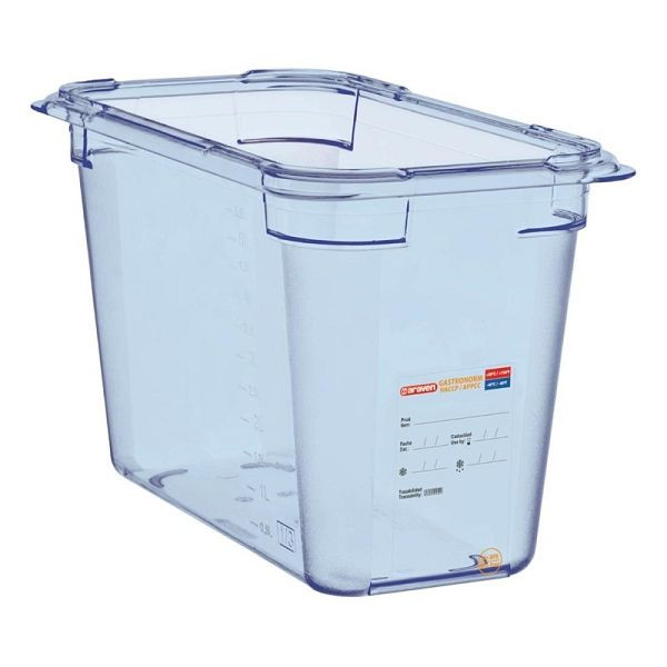 Araven GN1/3 voerbak blauw 200mm, GP581