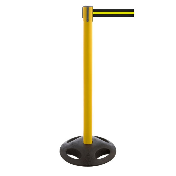Stein HGS HGS personengeleidingssysteem -P-Line Utility-, geel, zwart/geel/zwart horizontaal (gestreept), met riemeindstuk (standaard), 12828e-0502