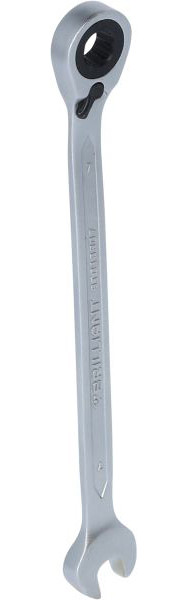 Brilliant Tools omkeerbare ratelcombinatiesleutel 7 mm BT013807