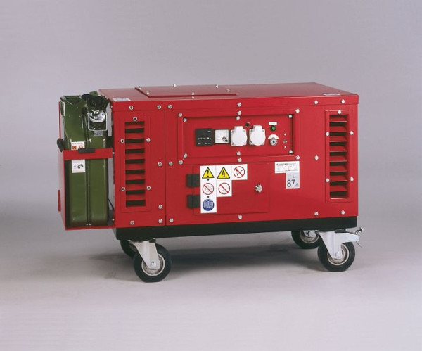 ELMAG 4 wielset voor stroomgeneratoren (geluiddempend) tot 11 kVA, 53360