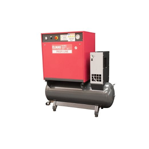 ELMAG compressor PROFI-LINE 'SILENT' PL-S D 750/10/270, compact apparaat, inclusief koeldroger, 10117