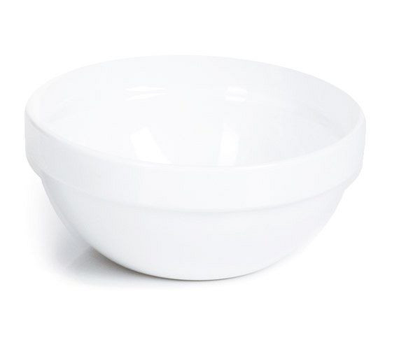 APS kom -CASUAL MAXI-, Ø 23 cm, hoogte: 10,5 cm, melamine, wit, 2,5 liter, 83702