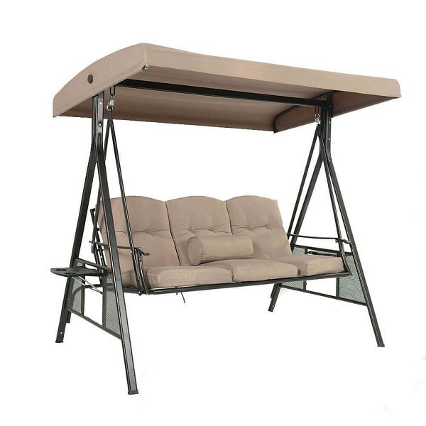 HOME DELUXE Hollywoodschommel DESCANSO - beige, 35685
