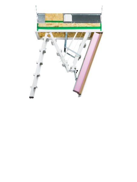 Wippro zoldertrap Klimatec Smart 120x60 cm schaalopening, 18043