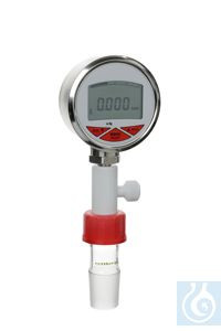 Rettberg horloge manometer digitaal, -1 tot +2 bar, 4-cijferig display, nauwkeurigheid 0,5%, IP 65, 107000004