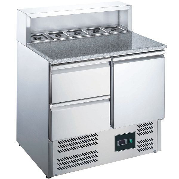 Saro pizzatafel met opzetstuk model EPS 900 1/2, 465-1045