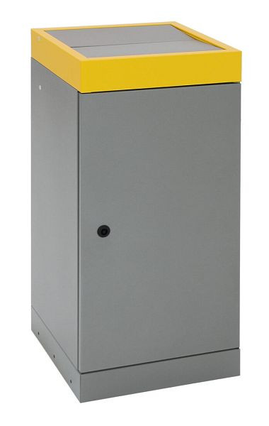 stumpf afvalscheiding ProTec-Plus, grijs alu / 1003, verzinkte binnenemmer, volume: 70 liter, 607-070-0-2-103