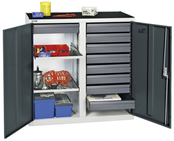 Stumpf TM gereedschaps- en materiaalkast 3000, RAL 7035/7016, 9 laden, 2 laden, 3002971