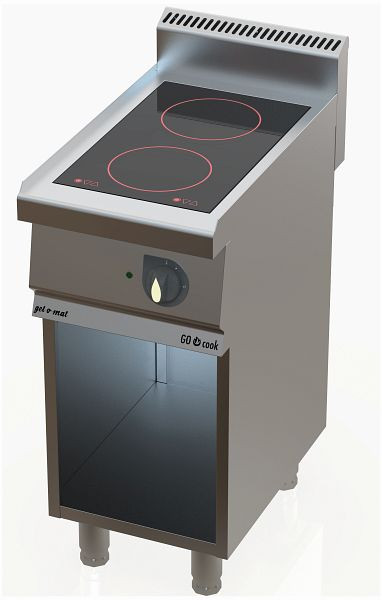 gel-o-mat Induktionsherd mit 2 X 3,5 Kw, GO Cook 700, IN4070