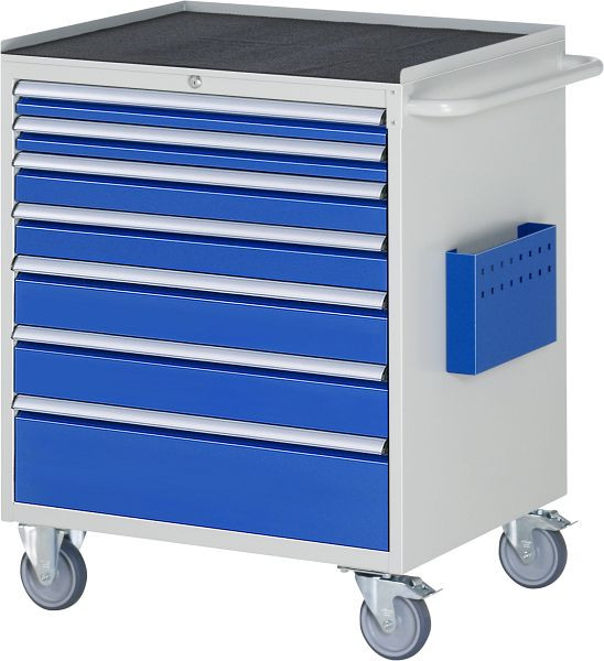 RAU montagewagen serie 7000, B770 x D650 x H975 mm, metalen onderstel, laden: 2xH60, 2xH90, 2xH120, 1xH180 mm, 15-XL5.0A-MT.11