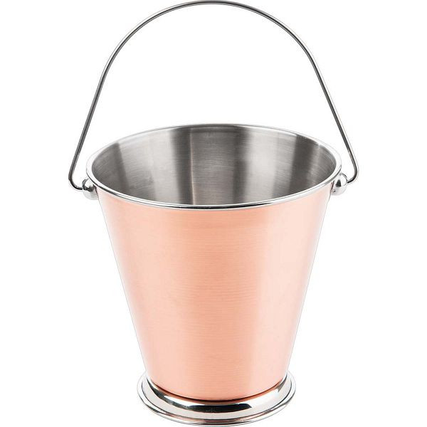 Stalgast serveeremmer, buitenkant koperkleurig, Ø 12 cm, hoogte 12 cm, KK1601120