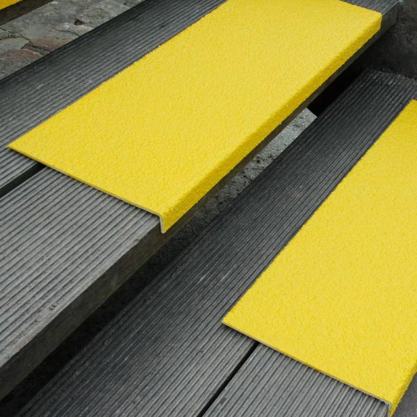 Meelbroek antislip randprofiel GFK extra sterk geel 230x1000x30mm, GKXG2301000