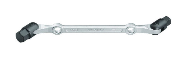 GEDORE dubbele steeksleutel 12x14 mm voor binnenzeskantschroeven, 6302680