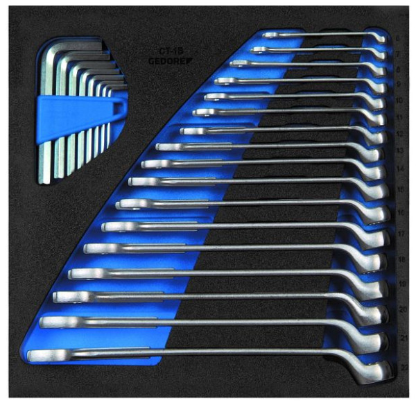 GEDORE CT-inzetassortiment, steeksleutelset CT, 2308819