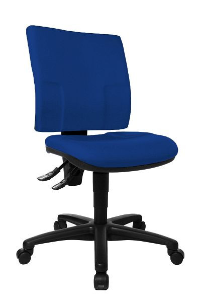 Lüllmann bureaudraaistoel, 1030 x 460 x 460 mm, blauw, 210151
