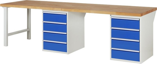 RAU werkbank serie 7000 - model 7509-8, B3000 x D900 x H840 mm, 13-7509A8-309B4S.11