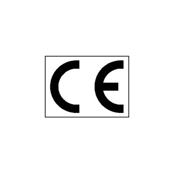 Steen HGS CE-markering, 48 x 35 mm / vel van 8, 30.1642