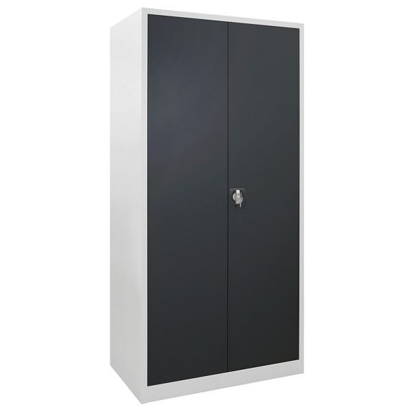 ADB draaideurkast 195x92x50cm, RAL7035 / 7016, antracietgrijs, 40755