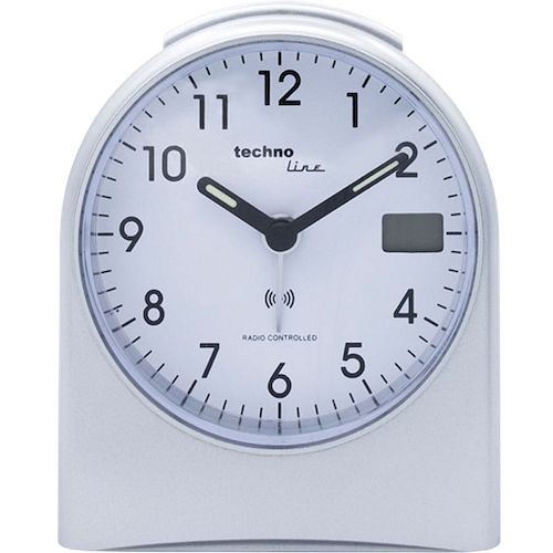 Technoline radiografische wekker, DCF-77 radiografische klok, afmetingen: 95 x 55 x 115 mm, WT 755