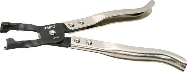 Hazet klepsteelafdichtringtang, geharde bekken, kops geslepen, op FORD, OPEL, NISSAN etc., oppervlak: vernikkeld, bekken gebruineerd, 791-5