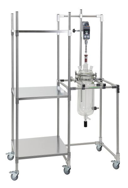 Rettberg frame met flensbeugel DN 200, met zijverlenging, 55 x 55 x 185 cm, 107000211