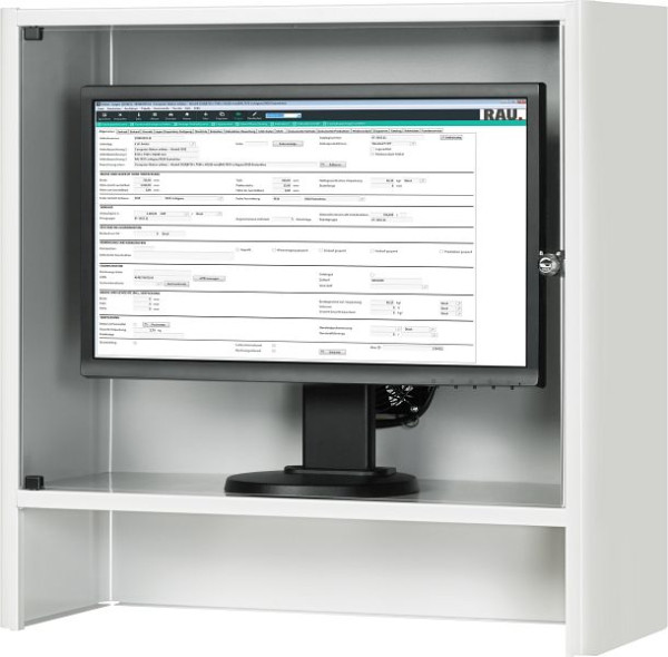 RAU monitorbehuizing, B720 x D300 x H710 mm, 07-5500.12