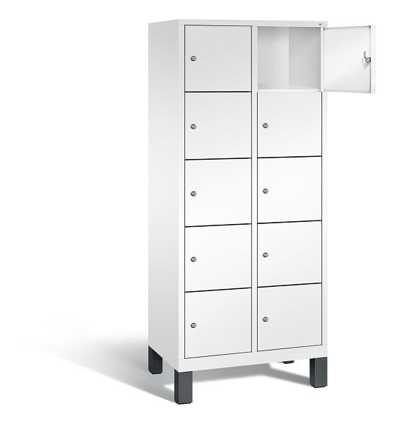 C+P lockerkast Evolo, H1850xB810xD500mm, kleur: verkeerswit, 48010-225 S10078