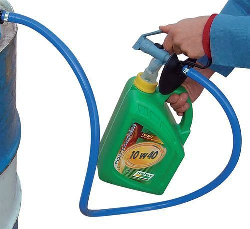 DENIOS Zubehörset Transferschlauch 1,5m, Zapfpistole, für Abfüll-/Transferpumpe(Viton-Dichtung), 129359