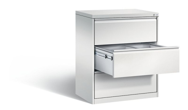 C+P hangmappenkast Acurado, H1045xB787xD590mm, kleur: lichtgrijs, handgreep, 12923-312 S10001