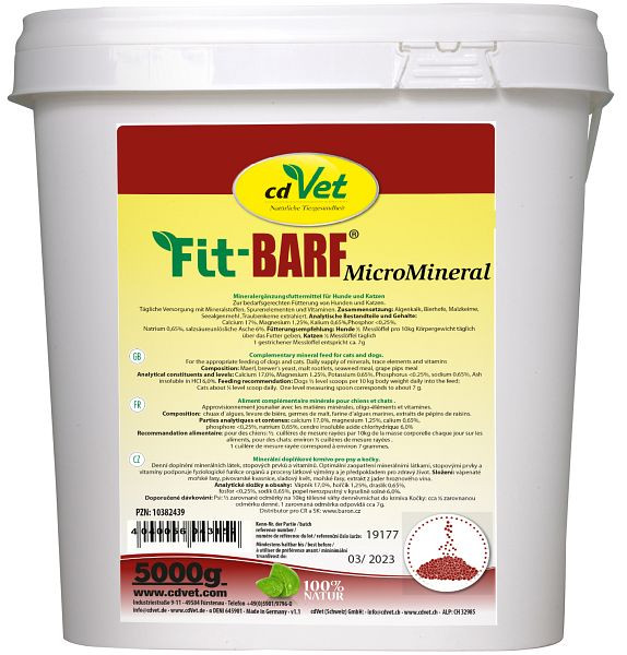 cdVet Fit-BARF Micromineraal 5 kg, 4315