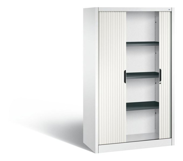 C+P rolluikkast Omnispace, H1660xB1000xD420mm, kleur: verkeerswit, verzonken greep, 4 OH, 3212-00 S10105